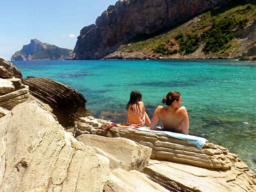 criques pour faire de la plongée en apnée à Majorque